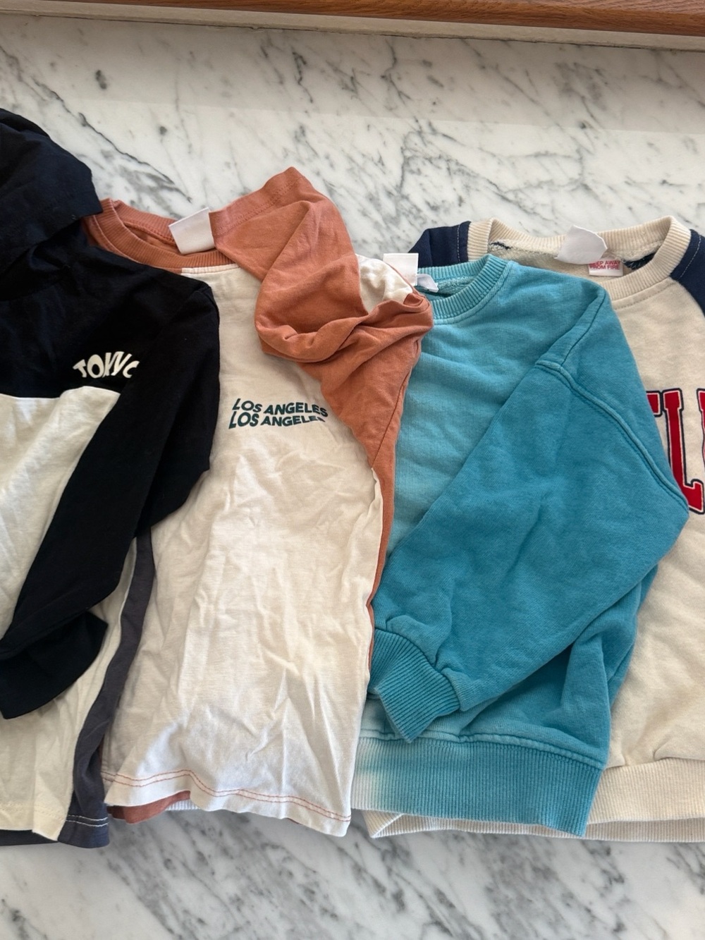 Zara Kids 4 Piece Sweatshirt & Shirts Bundle